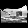 Гранитная мастерская "GraverArt" Гравировка подводной лодки ТГ-001